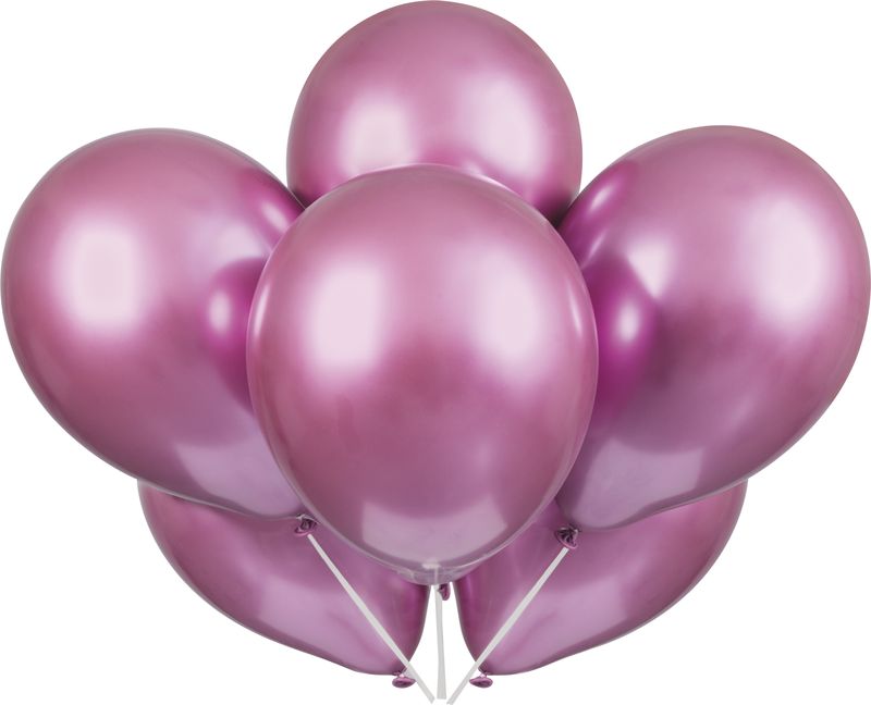 Luftballon Chrome Pink